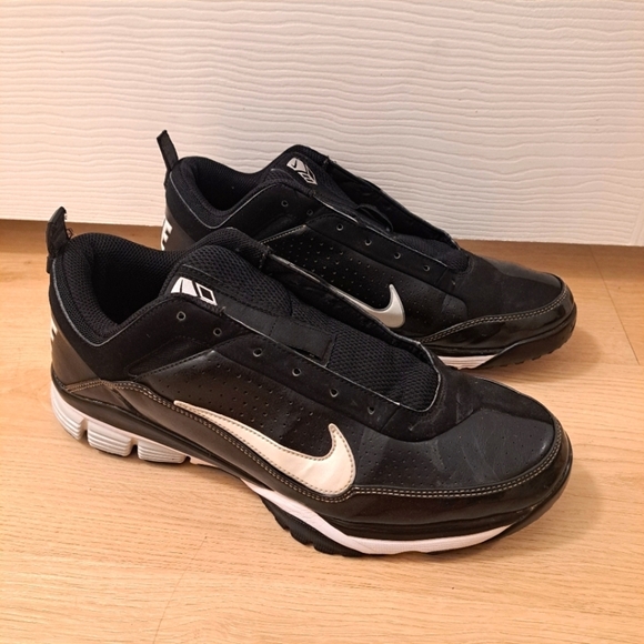 Nike Other - Nike Air Black White Elite Pre Game Athletic Fitness Workout Sneakers Size 10.5